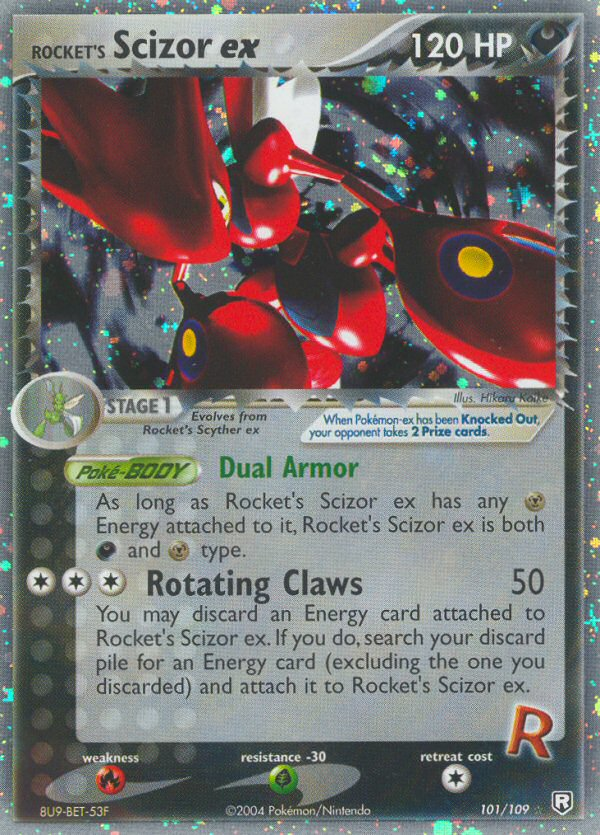 Rocket's Scizor ex (101/109) [EX: Team Rocket Returns] | Fandemonia Ltd