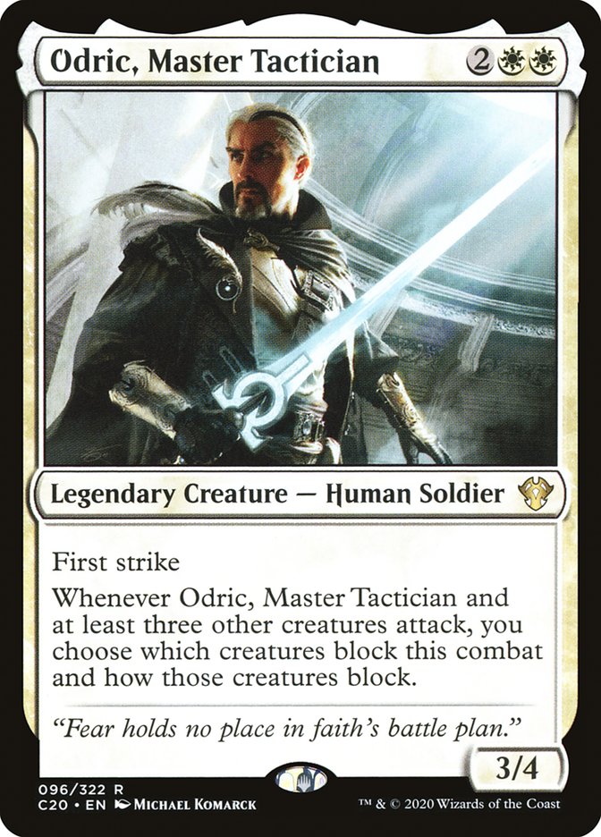 Odric, Master Tactician [Commander 2020] | Fandemonia Ltd