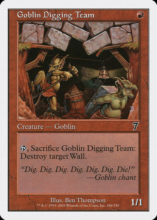 Goblin Digging Team [Seventh Edition] | Fandemonia Ltd