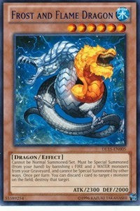 Frost and Flame Dragon (Blue) [DL15-EN005] Rare | Fandemonia Ltd