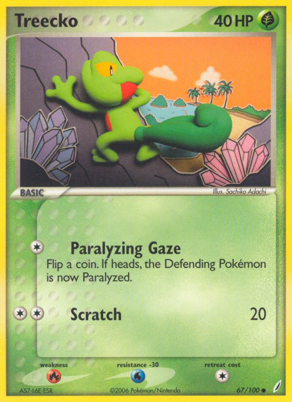 Treecko (67/100) [EX: Crystal Guardians] | Fandemonia Ltd