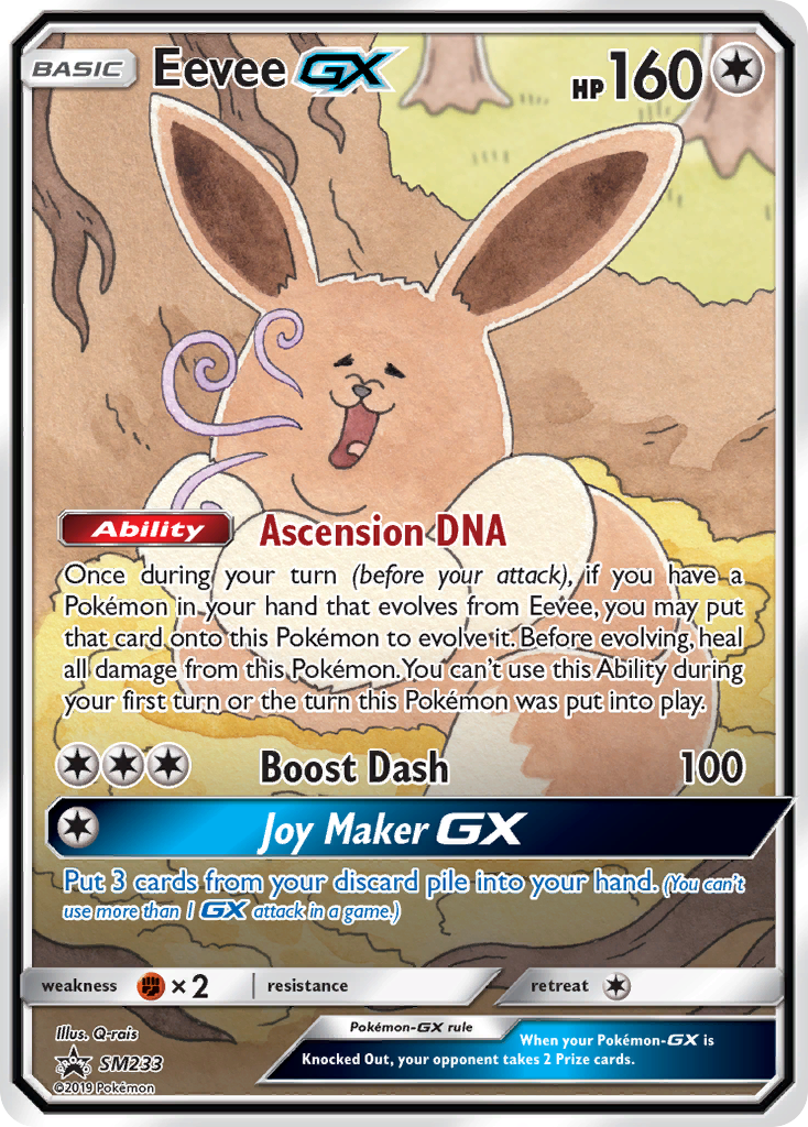 Eevee GX (SM233) [Sun & Moon: Black Star Promos] | Fandemonia Ltd