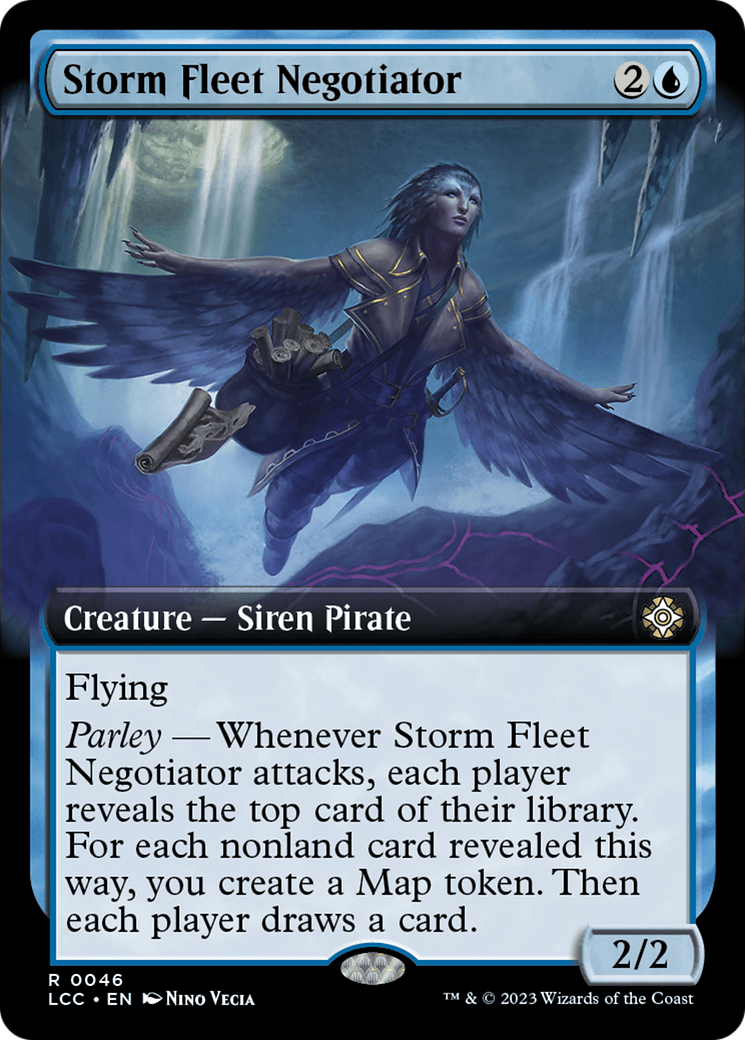 Storm Fleet Negotiator (Extended Art) [The Lost Caverns of Ixalan Commander] | Fandemonia Ltd