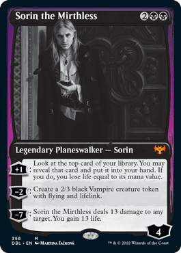 Sorin the Mirthless [Innistrad: Double Feature] | Fandemonia Ltd