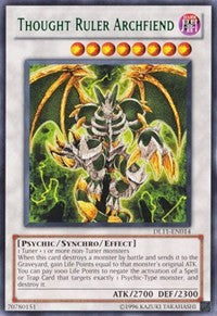 Thought Ruler Archfiend (Green) [DL11-EN014] Rare | Fandemonia Ltd