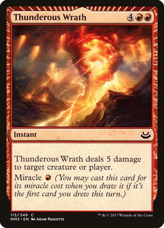 Thunderous Wrath [Modern Masters 2017] | Fandemonia Ltd