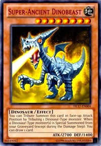 Super-Ancient Dinobeast (Red) [DL17-EN004] Rare | Fandemonia Ltd