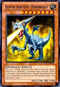 Super-Ancient Dinobeast (Blue) [DL17-EN004] Rare | Fandemonia Ltd