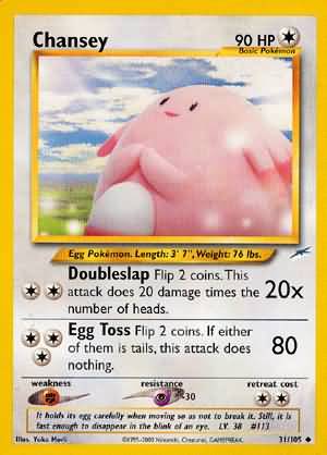 Chansey (31/105) [Neo Destiny Unlimited] | Fandemonia Ltd