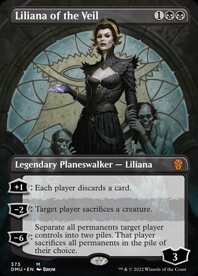 Liliana of the Veil (Borderless) [Dominaria United] | Fandemonia Ltd