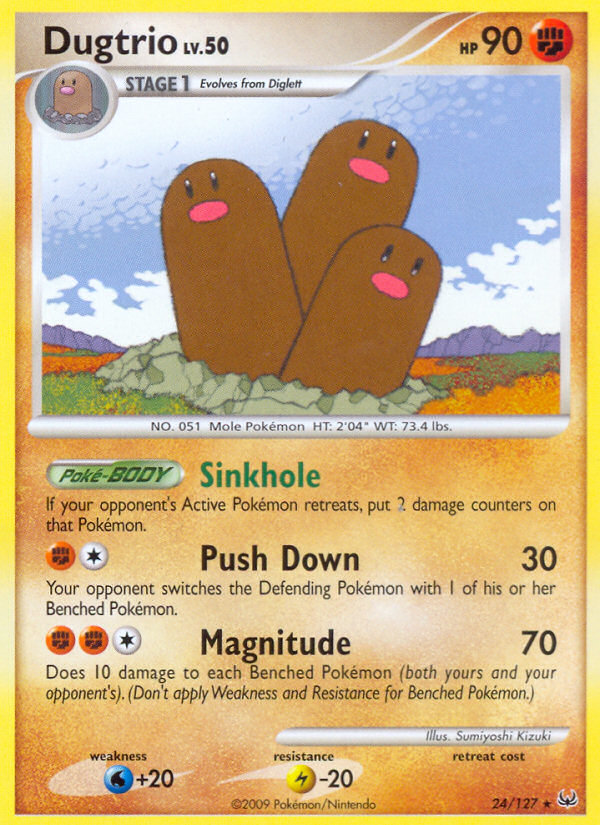 Dugtrio (24/127) [Platinum: Base Set] | Fandemonia Ltd