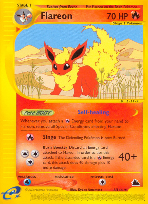 Flareon (8/144) [Skyridge] | Fandemonia Ltd