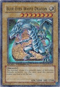 Blue-Eyes White Dragon [DTP1-EN001] Super Rare | Fandemonia Ltd