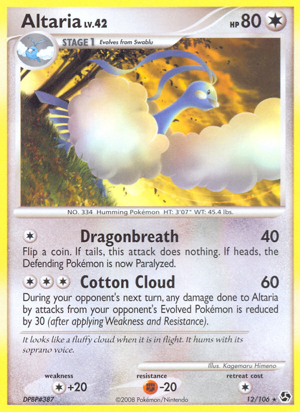 Altaria (12/106) [Diamond & Pearl: Great Encounters] | Fandemonia Ltd