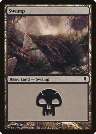 Swamp (241a) [Zendikar] | Fandemonia Ltd