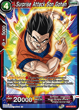 Surprise Attack Son Gohan (Starter Deck - Pride of the Saiyans) (SD15-04) [Cross Spirits] | Fandemonia Ltd