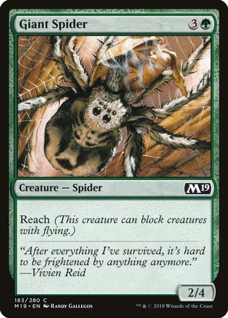 Giant Spider [Core Set 2019] | Fandemonia Ltd