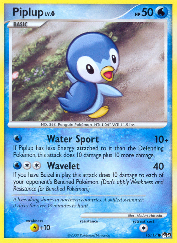 Piplup (16/17) [POP Series 9] | Fandemonia Ltd