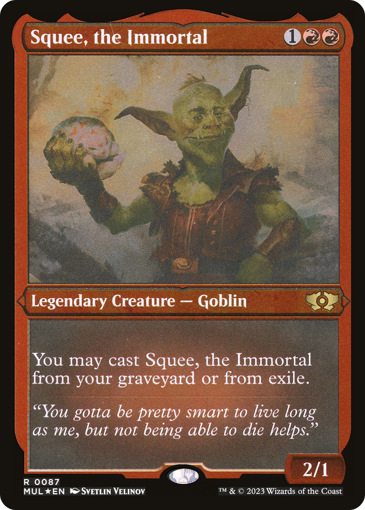 Squee, the Immortal (Foil Etched) [Multiverse Legends] | Fandemonia Ltd