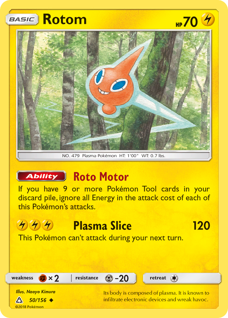 Rotom (50/156) [Sun & Moon: Ultra Prism] | Fandemonia Ltd