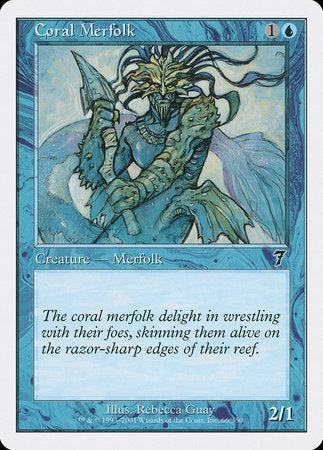 Coral Merfolk [Seventh Edition] | Fandemonia Ltd