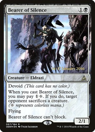 Bearer of Silence [Oath of the Gatewatch Promos] | Fandemonia Ltd