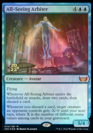 All-Seeing Arbiter [Streets of New Capenna Prerelease Promos] | Fandemonia Ltd