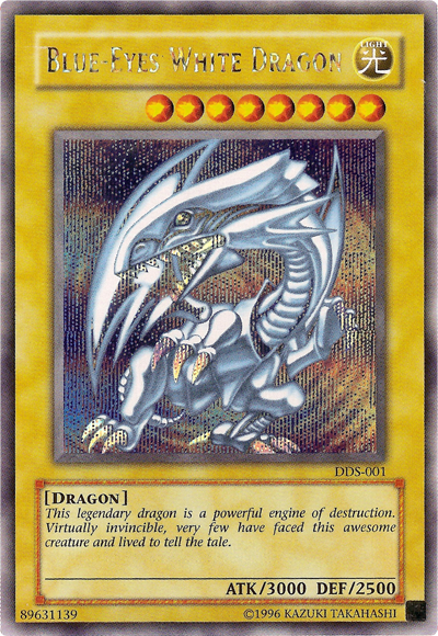 Blue-Eyes White Dragon (Dark Duel Stories) [DDS-001] Secret Rare | Fandemonia Ltd