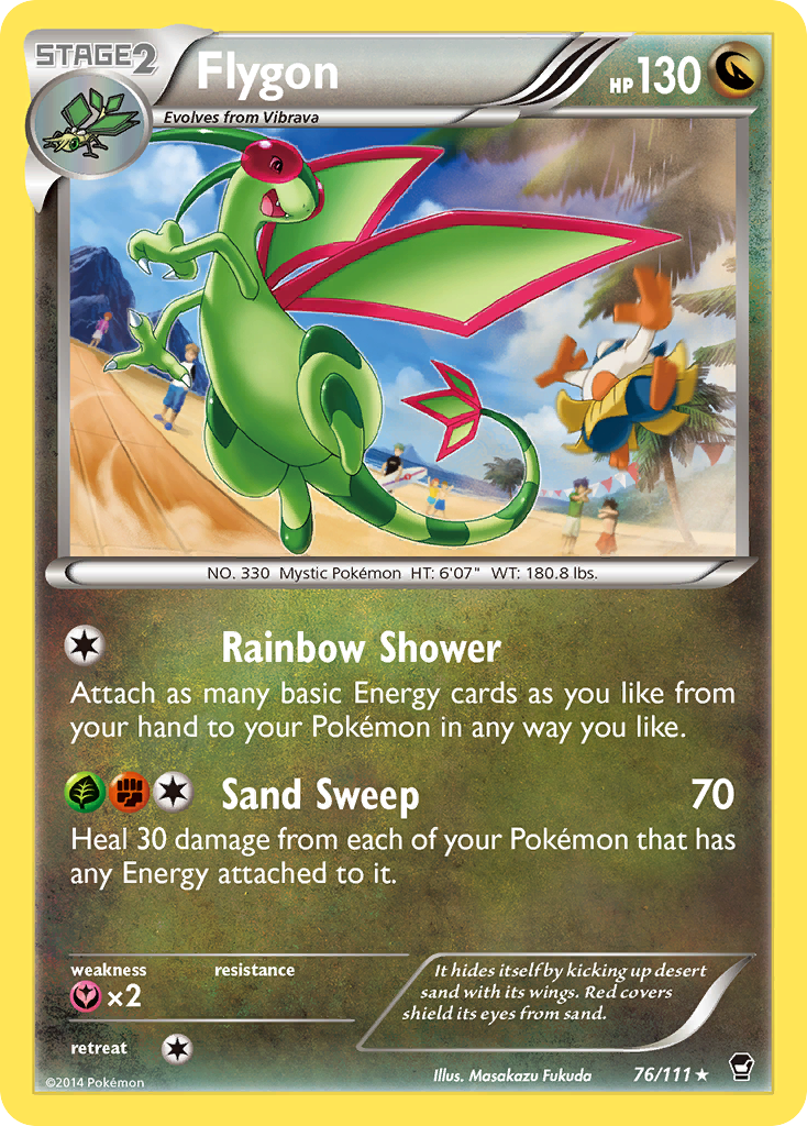 Flygon (76/111) [XY: Furious Fists] | Fandemonia Ltd