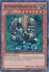 Green Baboon, Defender of the Forest [DT03-EN057] Common | Fandemonia Ltd