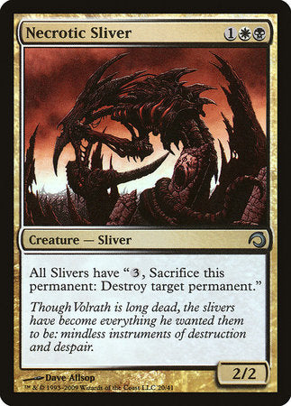 Necrotic Sliver [Premium Deck Series: Slivers] | Fandemonia Ltd