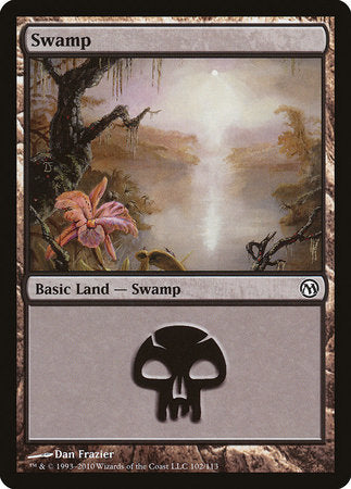 Swamp (102) [Duels of the Planeswalkers] | Fandemonia Ltd