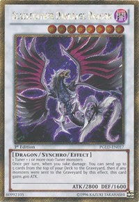 Blackfeather Darkrage Dragon [PGLD-EN017] Gold Secret Rare | Fandemonia Ltd