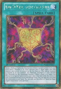 Rank-Up-Magic Argent Chaos Force [PGLD-EN027] Gold Secret Rare | Fandemonia Ltd