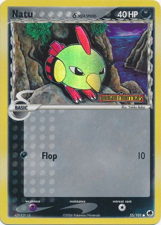 Natu (55/101) (Delta Species) (Stamped) [EX: Dragon Frontiers] | Fandemonia Ltd