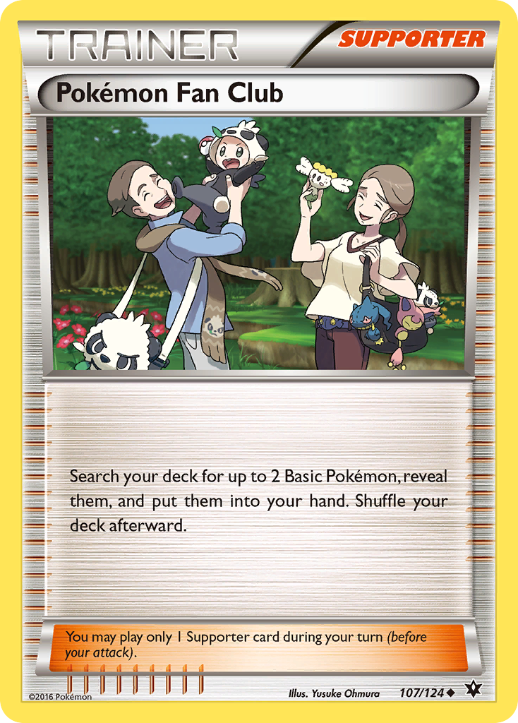 Pokemon Fan Club (107/124) [XY: Fates Collide] | Fandemonia Ltd