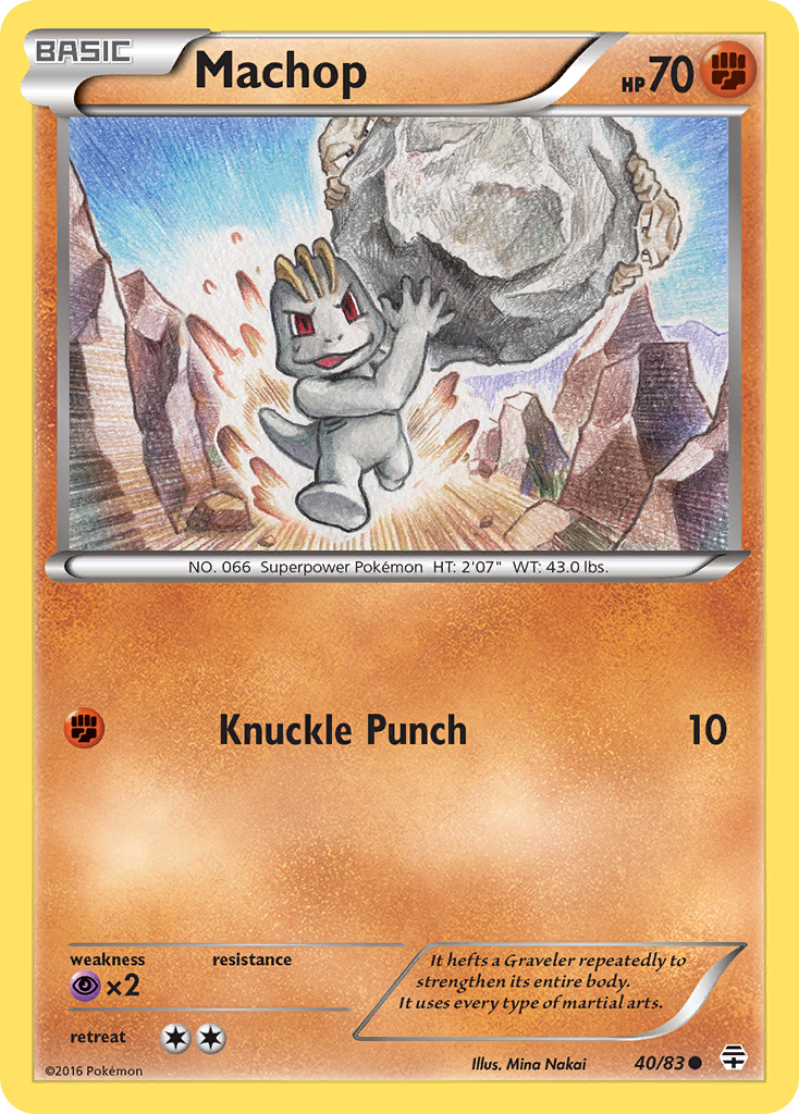 Machop (40/83) [XY: Generations] | Fandemonia Ltd