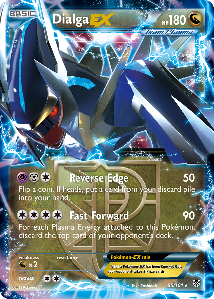 Dialga EX (65/101) [Black & White: Plasma Blast] | Fandemonia Ltd