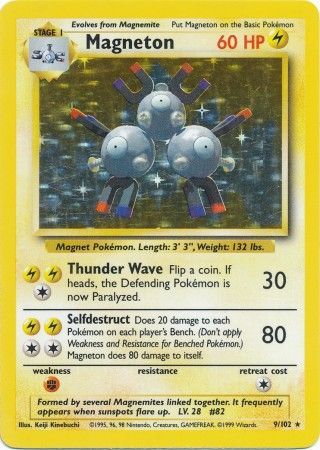 Magneton (9/102) [Base Set Unlimited] | Fandemonia Ltd