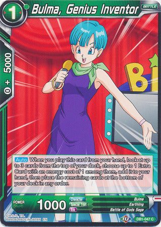 Bulma, Genius Inventor (DB1-047) [Dragon Brawl] | Fandemonia Ltd