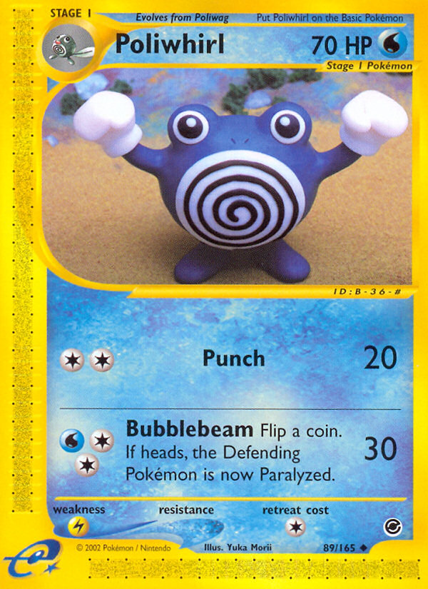 Poliwhirl (89/165) [Expedition: Base Set] | Fandemonia Ltd