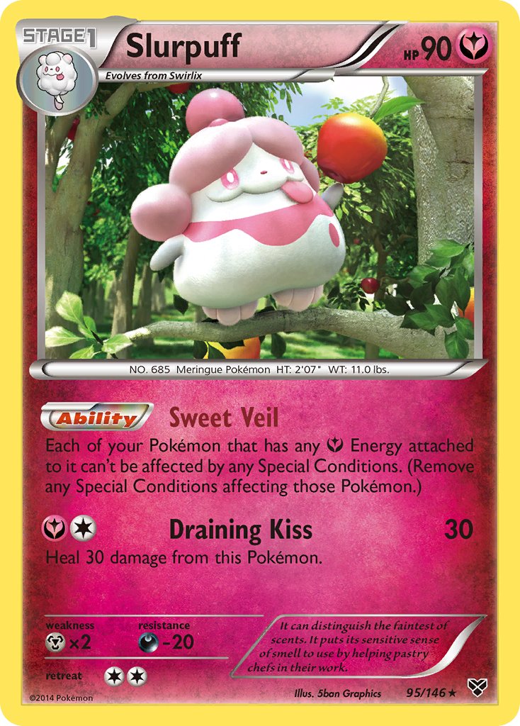 Slurpuff (95/146) (Theme Deck Exclusive) [XY: Base Set] | Fandemonia Ltd