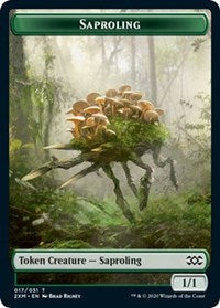 Saproling // Servo Double-sided Token [Double Masters Tokens] | Fandemonia Ltd