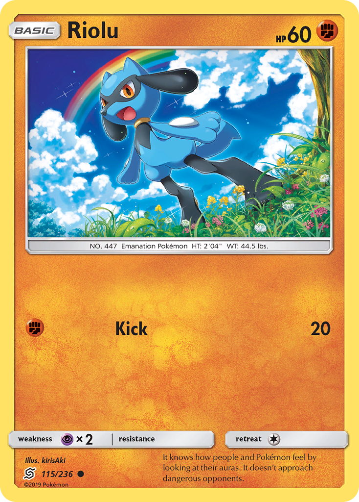 Riolu (115/236) [Sun & Moon: Unified Minds] | Fandemonia Ltd