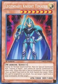 Legendary Knight Timaeus [DRLG-EN001] Secret Rare | Fandemonia Ltd