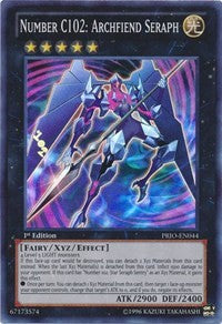 Number C102: Archfiend Seraph [PRIO-EN044] Super Rare | Fandemonia Ltd