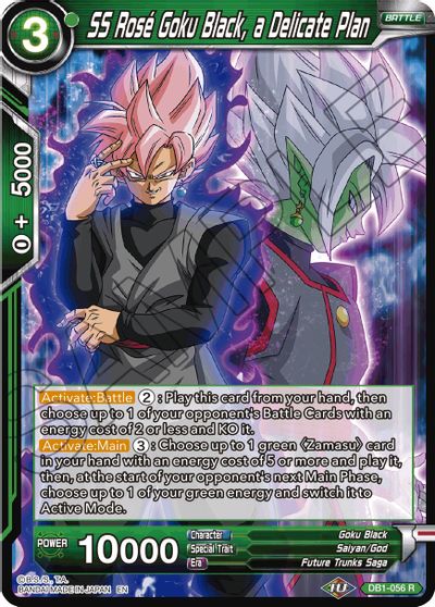 SS Rose Goku Black, a Delicate Plan (Reprint) (DB1-056) [Battle Evolution Booster] | Fandemonia Ltd