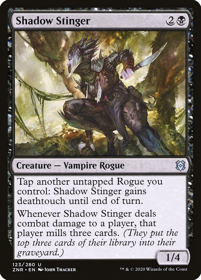 Shadow Stinger [Zendikar Rising] | Fandemonia Ltd