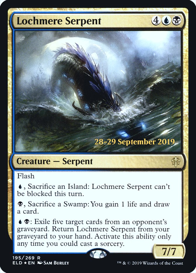 Lochmere Serpent  [Throne of Eldraine Prerelease Promos] | Fandemonia Ltd