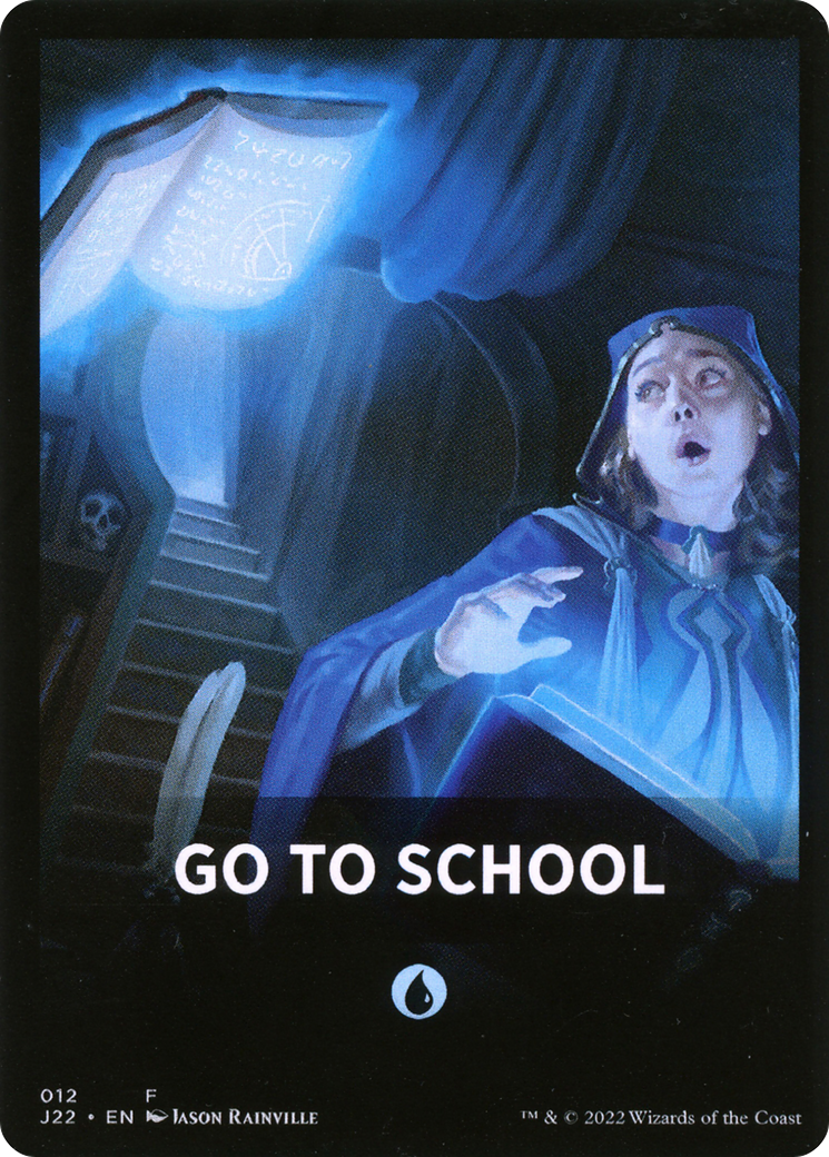 Go to School Theme Card [Jumpstart 2022 Front Cards] | Fandemonia Ltd